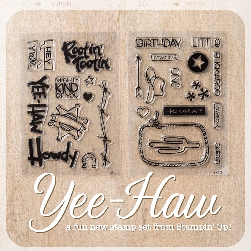 Yee Haw Photopolymer Stamp Set 2014